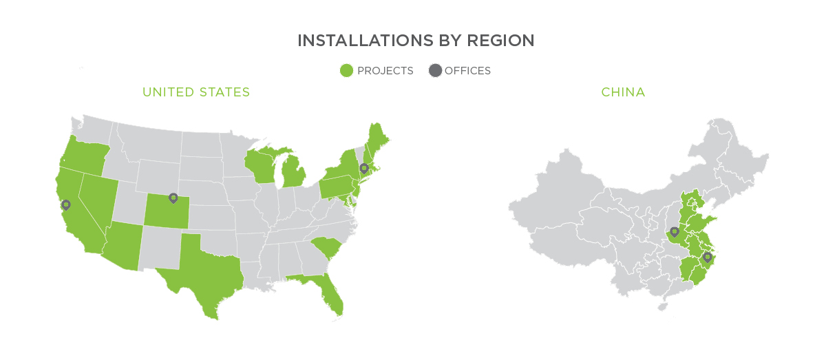 Greenskies/Clean Focus US and CHINA map