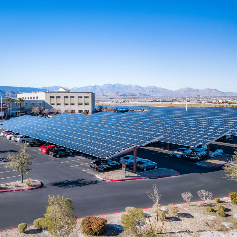 Dignity Hospitals San Martin Campus - Carport Solar Project